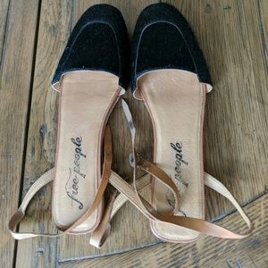 Free People Korine Haircalf flats